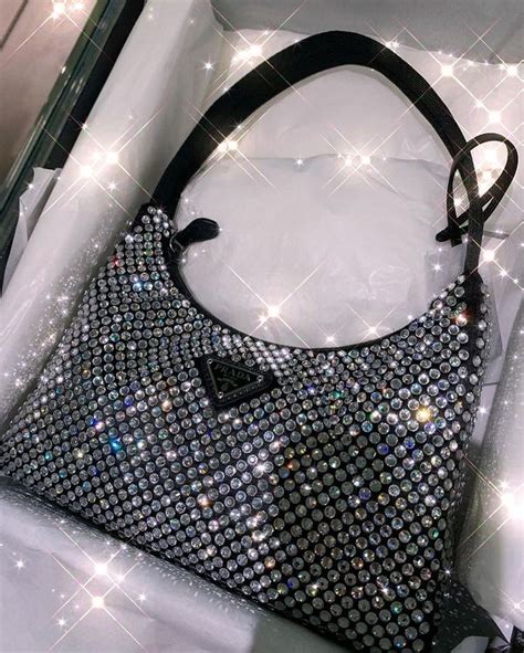 borsa swarovski prada|Prada satin handbags.